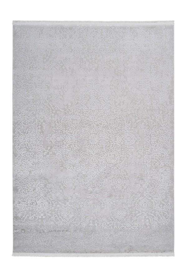 Pierre Cardin - Vendome 702 Luxury Acrylic Silver Rug with Centre Medallion - ADORE RUGS and FLOORING